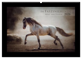Die Faszinierende Welt der Pferde (Wandkalender 2026 DIN A2 quer), CALVENDO Monatskalender