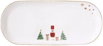 Porcelánový servírovací talíř Let It Snow