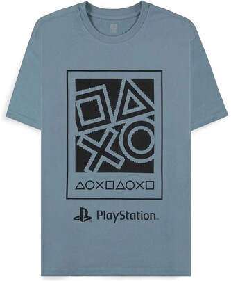 Tričko PlayStation - Icons Blue S