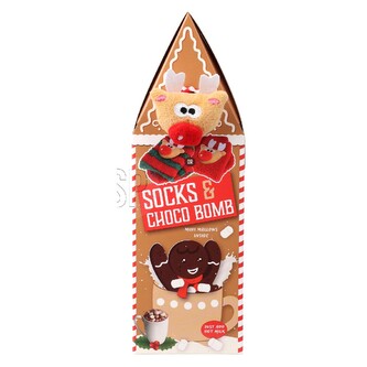 DOMÁCÍ VÁNOČNÍ PUNČOCHY CHOCO BOMB, MIX