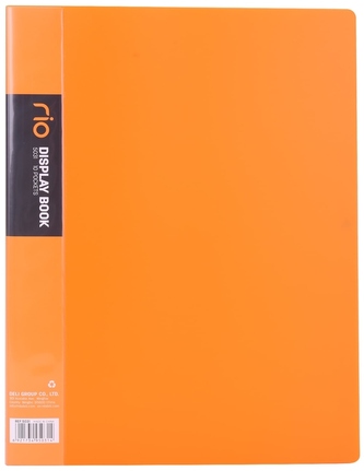 Album ofertowy A4 10 koszulek Rio pomarańczowy, Deli