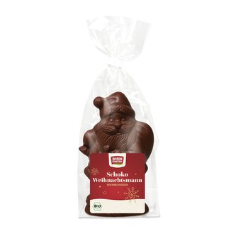 Figurka Santa Claus z čokolády vegan 90 g BIO   ROSENGARTEN Figurka Santa Claus z čokolády vegan 90 g BIO   ROSENGARTEN