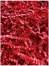 Wypełniacz papierowy do paczek czerwony - ozdobny Kraft - 100g, Enpap