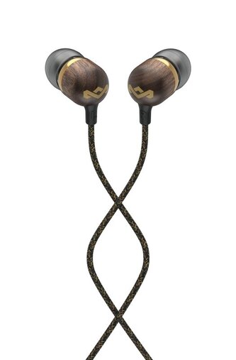 House of Marley Smile Jamaica, sluchátka do uší USB-C s mikrofonem, Brass