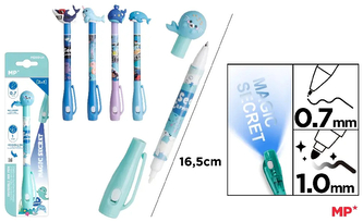 Długopis Szpiegowski UV z podwójną końcówką 0.7/1.0mm Morskie Zwierzaki, Main Paper Długopis Szpiegowski UV z podwójną końcówką 0.7/1.0mm Morskie Zwierzaki, Main Paper