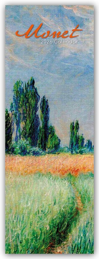 Monet - Claude Monet - Slimline-Kalender 2026