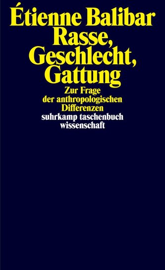 Rasse, Geschlecht, Gattung