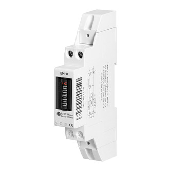 Elektroměr 1F na DIN lištu analogový VIRONE EM-8, 40A Elektroměr 1F na DIN lištu analogový VIRONE EM-8, 40A