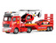 Auto hasiči tahač a helikoptéra s efekty set 55 cm