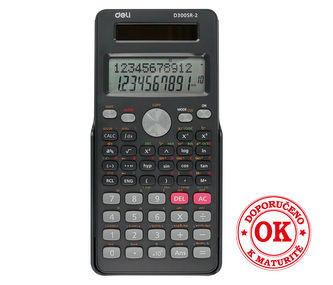 Kalkulačka vědecká DELI ED300SR-2