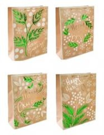 Torebka prezentowa L Boże Narodzenie platera mix