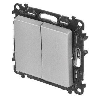 Legrand Valena Life přepínač sériový č. 5, hliník