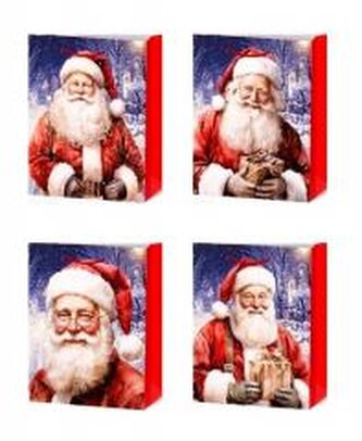 Torebka prezentowa M Boże Narodzenie platera mix