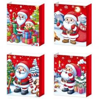 Torebka prezentowa L Boże Narodzenie platera mix