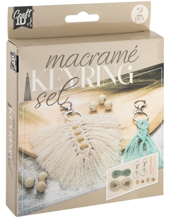 Macramé sada na výrobu přívěsků 2 ks