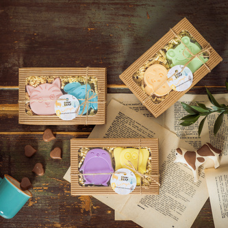 Dárková sada mýdel - Opička a Žabka