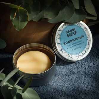 VELKÝ Tuhý kondicionér pro všechny typy vlasů S AMBROU, 80 g