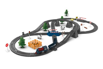Vlak trať s efekty 112x61x7,5 cm Vlak trať s efekty 112x61x7,5 cm