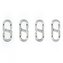Karabiny S-Biner® NanoLock™ - 4 pack
