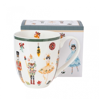 Porcelánový hrnek XXL VÁNOČNÍ LOUSKÁČEK, 1000 ml v krabičce
