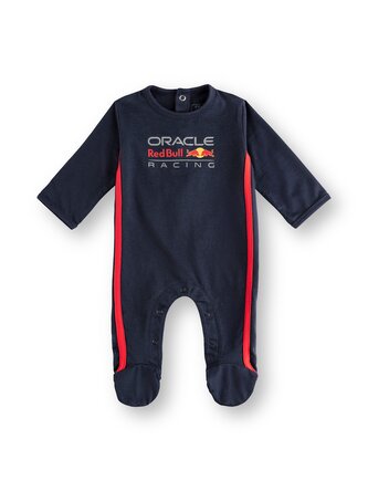 Oracle Red Bull Racing pyžamo pro novorozence tmavě modré - 74 Oracle Red Bull Racing pyžamo pro novorozence tmavě modré - 74