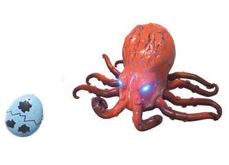 Chobotnice RC na dálkové ovládání 17 cm Chobotnice RC na dálkové ovládání 17 cm