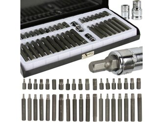 Klíče TORX, IMBUS, XZN, hlavice zástrčné, sada 40ks MAR-POL