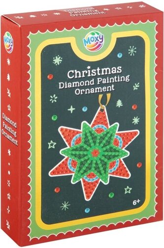 MOXY Diamantové malování Vánoční ozdoby Hvězda