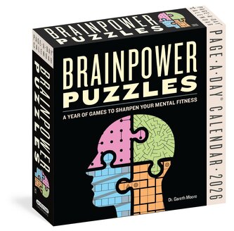 Brainpower Puzzles Page-A-Day(r) Calendar 2026
