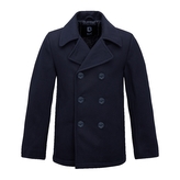 Kabát Brandit Pea Coat - navy, XL