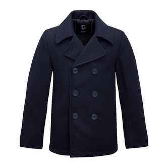 Kabát Brandit Pea Coat - navy, XL