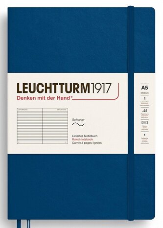 Zápisník Indigo Softcover Medium (A5) linkovaný