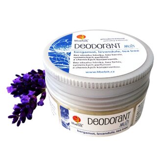 Libebit Přírodní krémový deodorant pro muže, 90 ml
