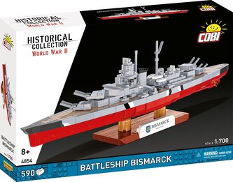 Cobi 4854 II WW Battleship Bismarck, 1:700, 590 k