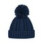 Kulich s bambulí Beechfield Cable Knit Melange - navy