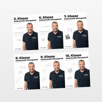 Mathe 5. bis 10. Klasse Übungsheft Set von Lehrer Schmidt