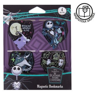 Magnetická záložka Tim Burton 3, 4 ks