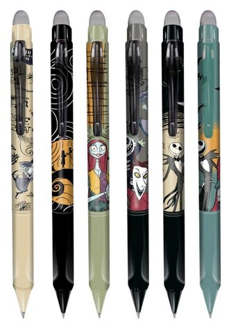 Gumovatelné pero Tim Burton, modrá náplň