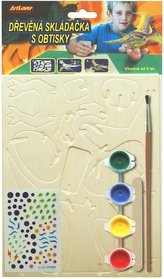 ARTLOVER 3D puzzle Pterosaurus s barvičkami