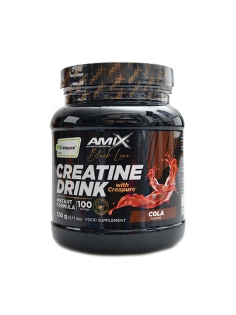 Amix - Black line Creatine creapure powder drink 350 g - pomeranč