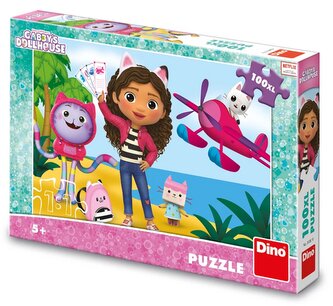 DINO Puzzle Gábinin kouzelný domek: Cestovatelka 100 XL dílků