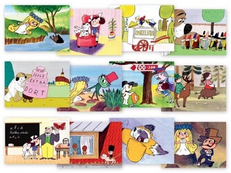 Pohlednice sr D030 E UV (večerníčky ČT)