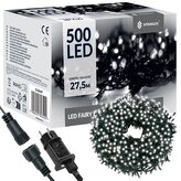 LED světelný řetěz - 27,5m 500LED 8-funkcí IP44 studená bílá