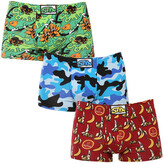 3PACK pánské boxerky Styx art klasická guma vícebarevné (3Q13970) M