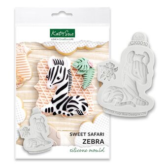 Silikonová formička zebra - Katy Sue