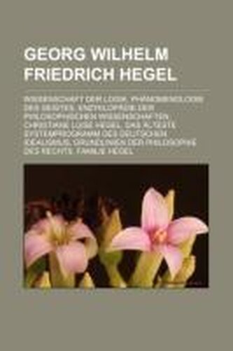 Georg Wilhelm Friedrich Hegel