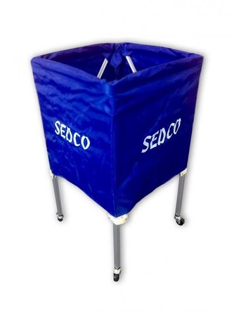 VOZÍK NA MÍČE SEDCO SKLÁDACÍ - modrá (Kov)