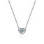 NB-2359 Střibrný náhrdelník se srdíčkem - srdce