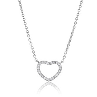 NB-2389 Střibrný náhrdelník srdce