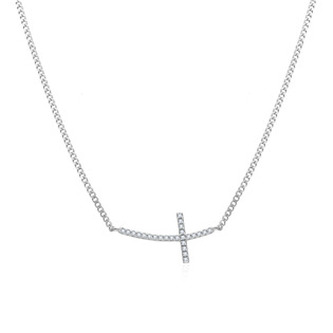 NB-2072 Stříbrný náhrdelník křížek